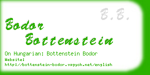 bodor bottenstein business card